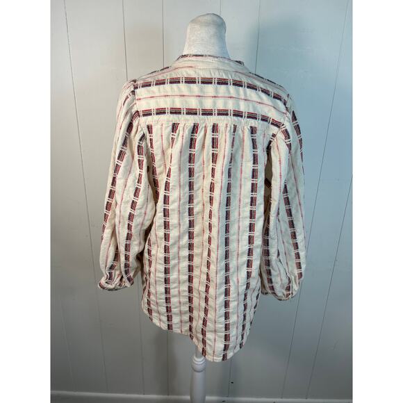 Pilcro from Anthropologie The Bella Femme Buttondown Top in Size L - Picture 5 of 8